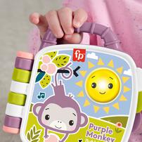 Fisher Price Infant Purple Monkey Book
