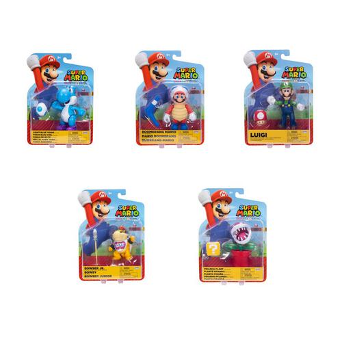 Super Mario Action Figure W50 - Assorted (4 Inches) 1 Pc