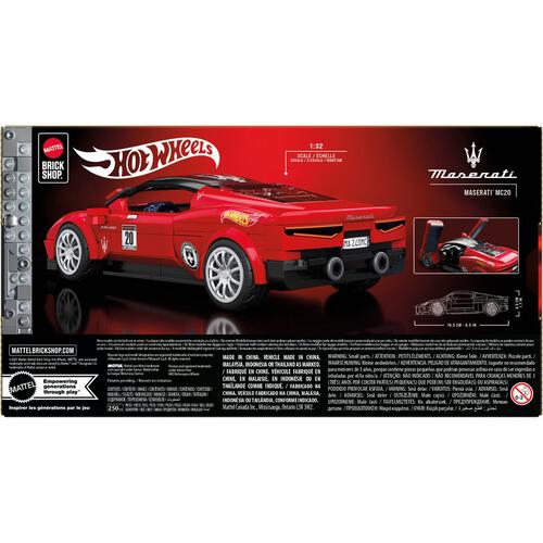 Mattel Brick Shop Hot Wheels Racer Maserati