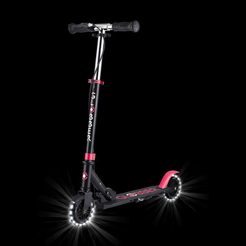 Globber Flow Element Junior Lights Black-Pink