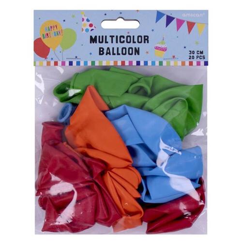 Multicolor Latex Balloon 20 Pieces