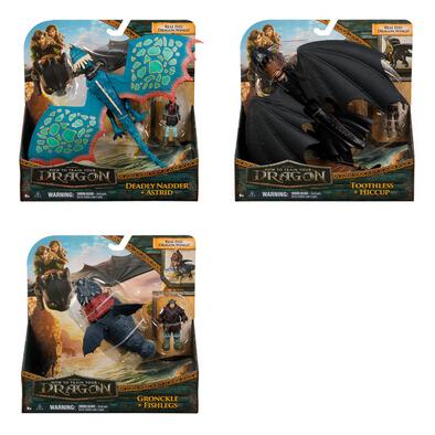 How to Train Your Dragon Viking and Dragon Figure - Assorted