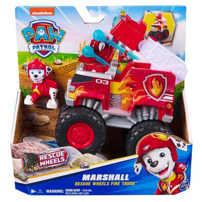 Paw Patrol Theme Vehicle Rescue Wheels Marshall's Firetruck