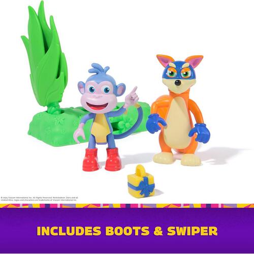 Dora Adventure Pack With 2 Figure And Accessories M02 - Assorted