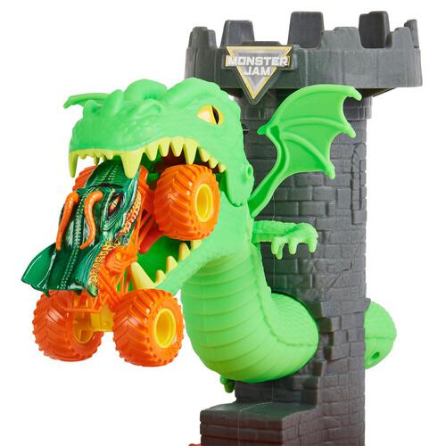 Monster Jam 1:64 Dueling Dragon Stunt Playset