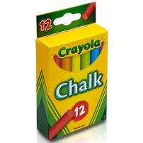 Crayola 12 Ct Multicoloured Chalk