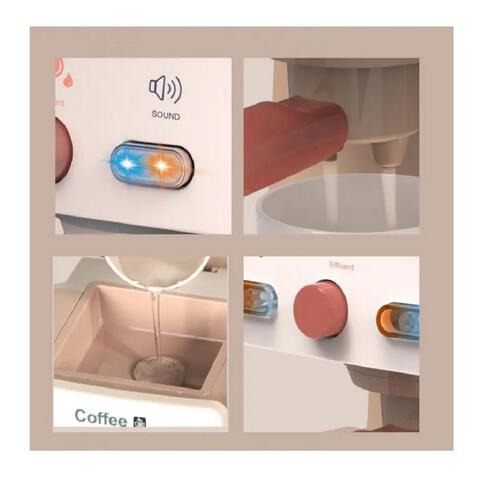 My Little Home Espresso Coffee Machine - Light and Sound (Beige)