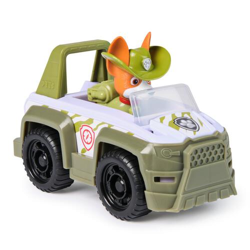 Paw Patrol Basic Vehicle - Tracker's Jungle Cruiser with Figure