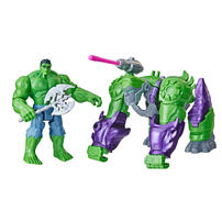 Marvel Mech Strike Mechasaurs Hulk with Gamma Smasher Mechasaur