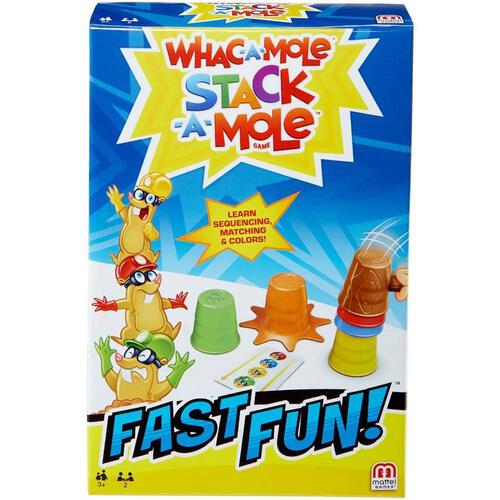 Fast Fun Whac-A-Mole Stack-A-Mole