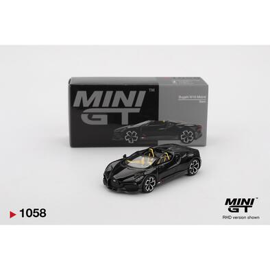 Mini GT Bugatti W16 Mistral Black