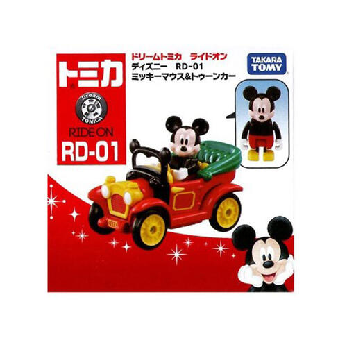 Tomica Dream Tomica Ride On Disney Rd-01 Mickey Mouse & Toon Car