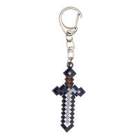 Minecraft Metal Keychains 6 Pcs Pack)