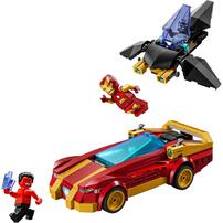 LEGO Marvel Iron Man Car & Black Panther vs. Red Hul 76310