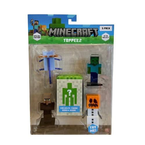 Minecraft Special Edition Toppeez 5 pack blister - Assorted