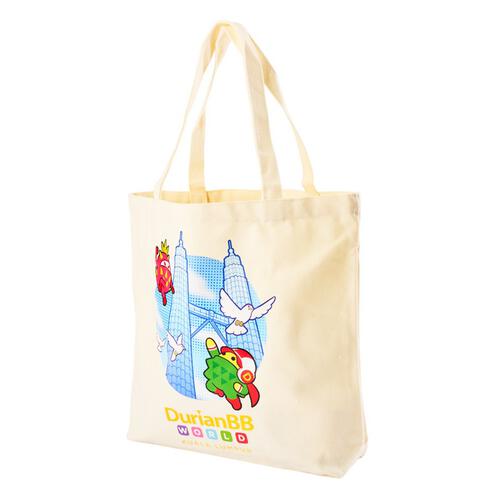 DURIANBB KLCC FIGHTING TOTE BAG WHITE L
