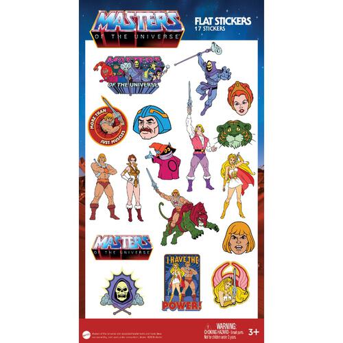 (Free Gift)  Masters Of The Universe (Motu) Puffy Stickers (While Stock Last)