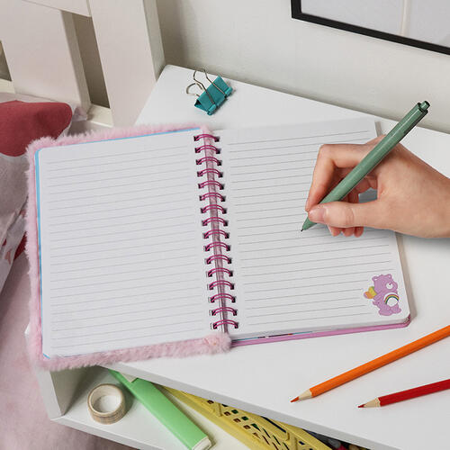 Paladone Care Bears Cheer Bear Fluffy Notebook