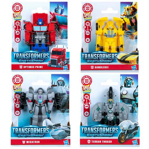 Transformers EarthSpark 1-Step Smash Changers - Assorted