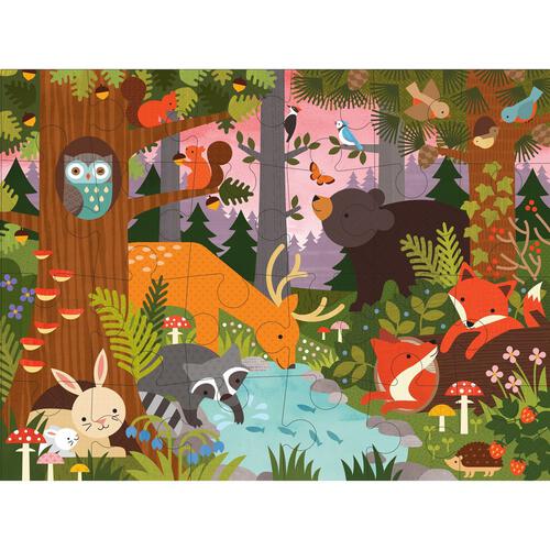 Petit Collage Floor Puzzle Enchanted Woodland