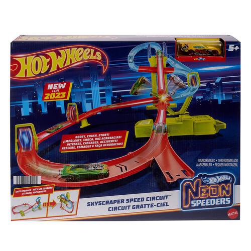 Hot Wheels Action Neon SPeeders Skycrapper 
