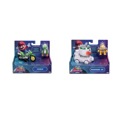 The Super Mario Galaxy Movie Pull Back Racer with Figure W2 - Assorted (1 Pc)