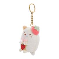 Sumikkogurashi Neko San-X Original Strawberry Series Keychain
