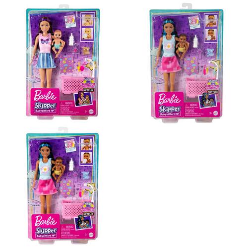 Barbie Skipper Babysitters Inc Friend Doll With Baby Doll And Accessories