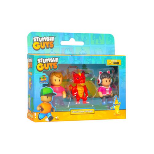 Stumble Guys figures 3 pack Window Box - Assorted