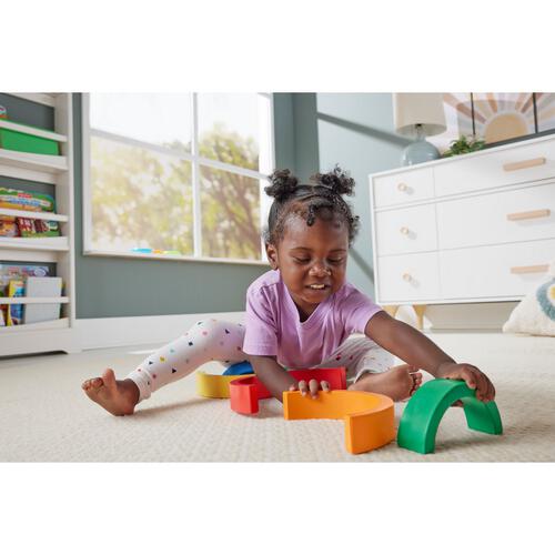 Fisher-Price Wood Stacking Rainbow