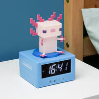 Paladone Minecraft Axolotl Icon Alarm Clock
