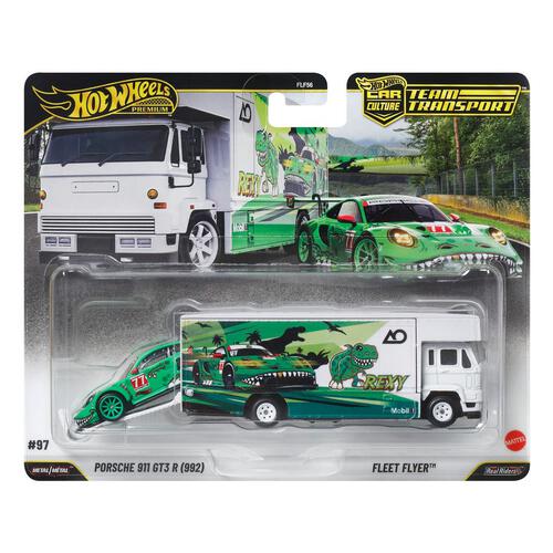 Hot Wheels FLF56 Team Transport (Dash M) Set of 4 