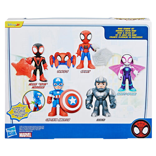 Marvel Spidey and His Amazing Friends Rhino Roundup Set