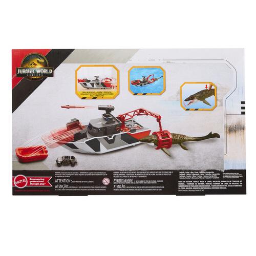 Matchbox Jurassic World Mosasaurus Essex Ship