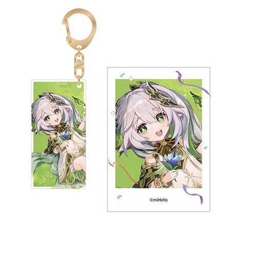Genshin Impact Acrylic Keychain & Polaroid Card Set 2Nd Anniversary Nahida (Genshin Fes 2023)