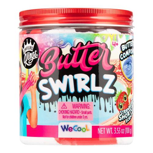 WeCool Butter Swirls Jar - Strawberry Shortcake Scented