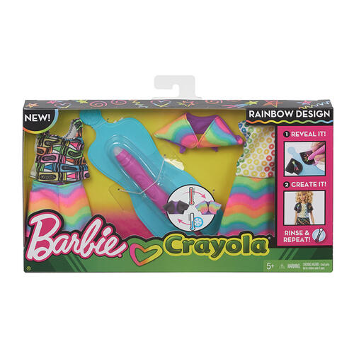 Barbie Diy Crayola Art Fashion - Assorted