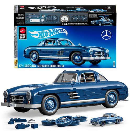 Mattel Brick Shop Hot Wheels Legend Mercedez-Benz 300Sl