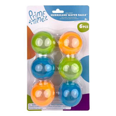 Tidal Storm Hurricane Reusable Water Balls - 6 Pack