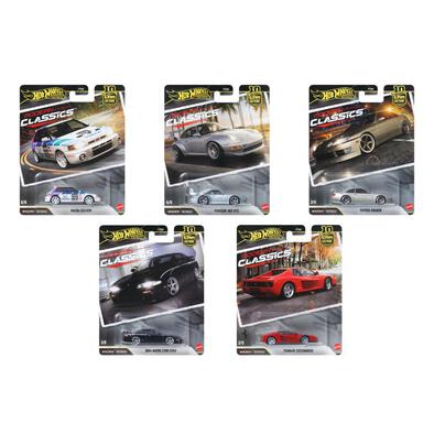 Hot Wheels FPY86 Car Culture Dash S Set of 10 (Vintage Classic)