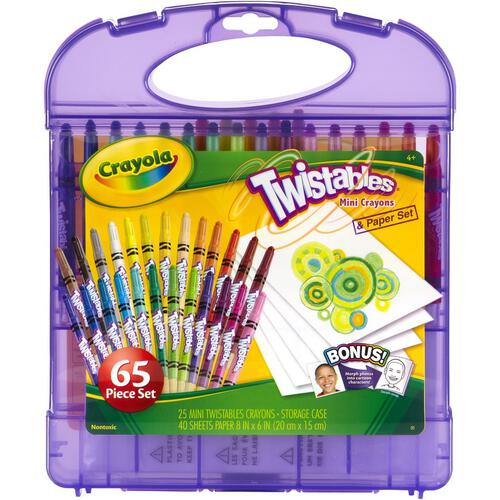 Crayola Mini Twistables Crayon and Paper Set