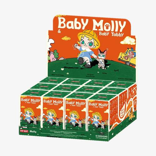 Pop Mart Baby Molly & Baby Tabby Series Figures