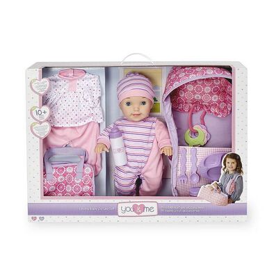 You & Me 40Cm Lovely Baby Deluxe Set