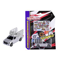 Majorette Isuzu D-Max Transporter Silver Cage Edition
