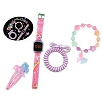 Hot Focus Glow in the Dark Time To Chill Watch With Kids Fashion Set