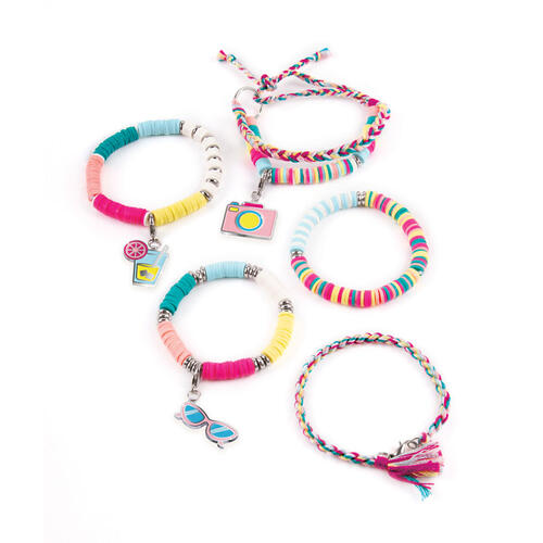 Make It Real Summer Vibes Heishi Bead Bracelets