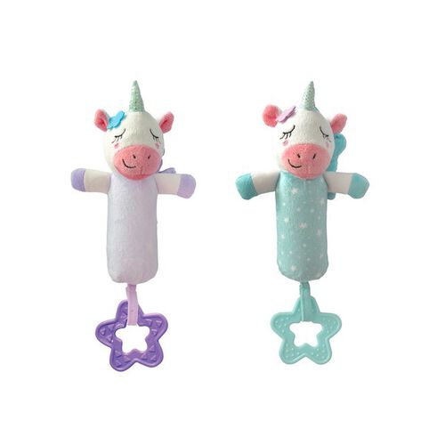Simple Dimple Unicorn Squeakie Toy With Teether | Toys"R"Us Malaysia Official Website