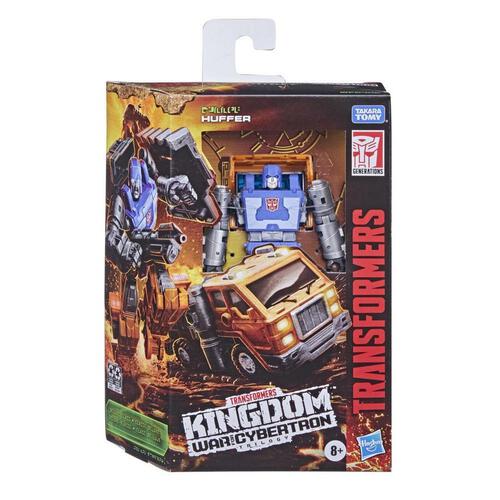 Transformers War for Cybertron Kingdom Deluxe Huffer Action Figure