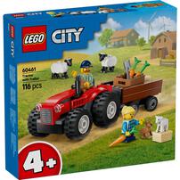 LEGO City Red Farm Tractor with Trailer & Sheep 60461