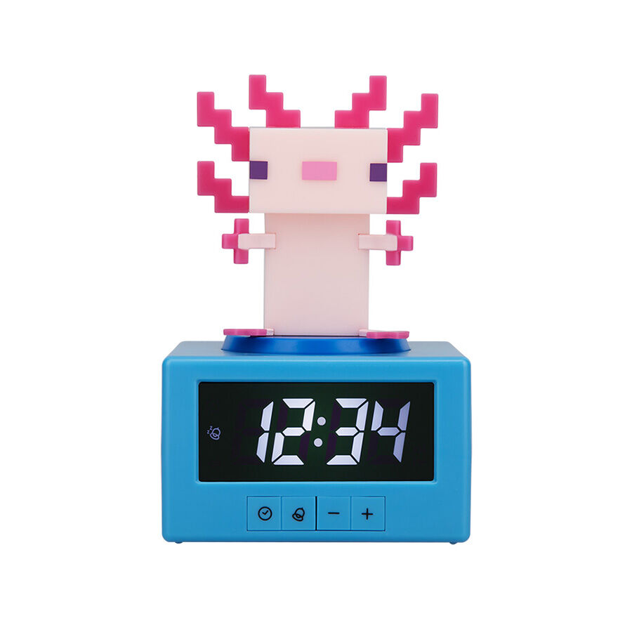 Paladone Minecraft Axolotl デジタル目覚まし時計 Paladone Minecraft Axolotl Icon Alarm Clock | Toys